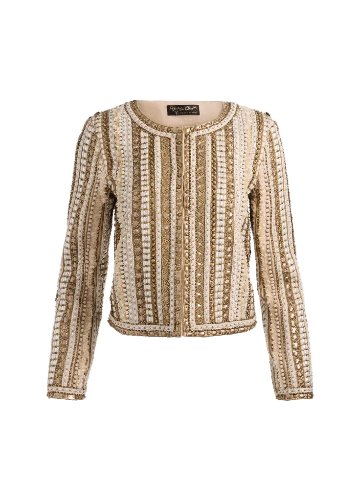 ALICE + OLIVIA Kidman Embellished Jacket