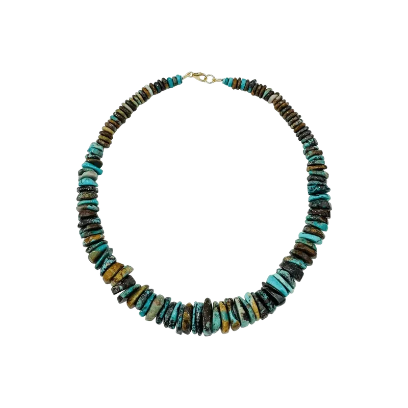 Natural Turquoise Graduated Necklace
