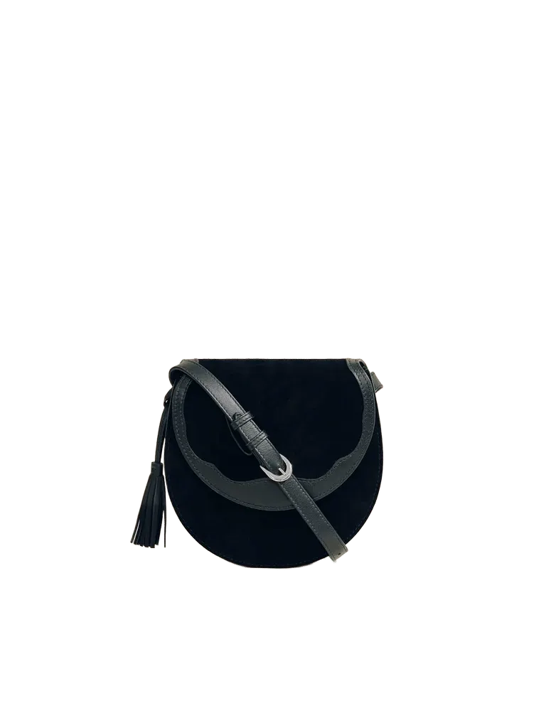 The Small Western Trim Saddle in Suede