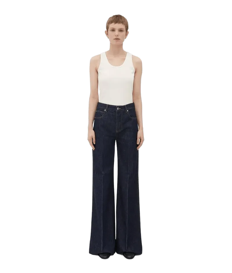Indigo Palazzo Jeans