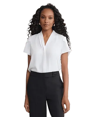 jones new york womens v neck top