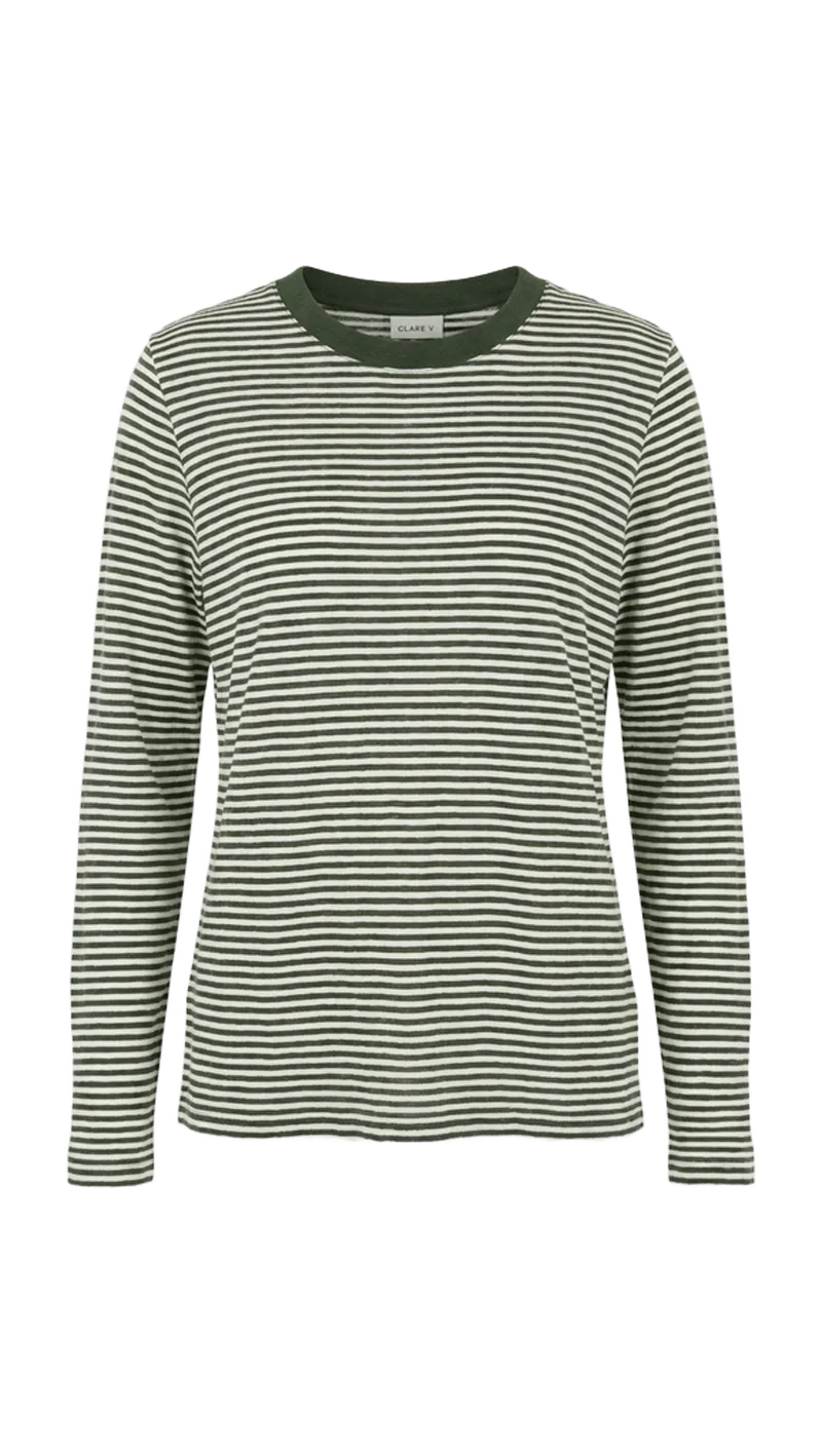 Mini Stripe Long Sleeve Tee