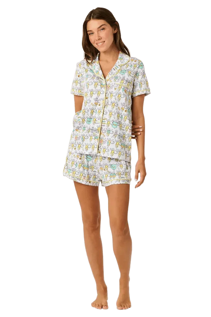 Kappa Alpha Theta Monkey Polo Pajamas