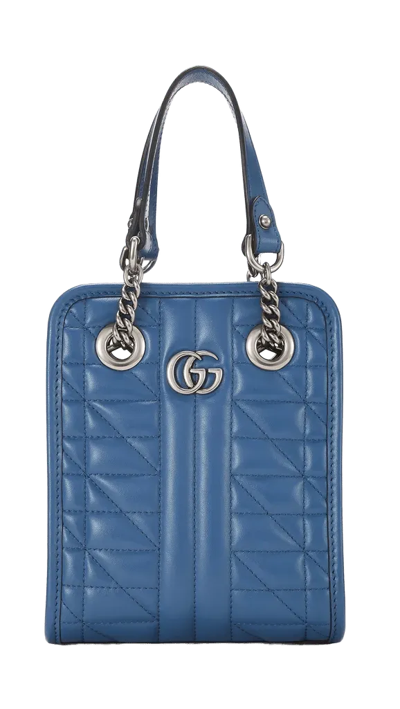 Gucci Leather GG Marmont Shoulder Bag