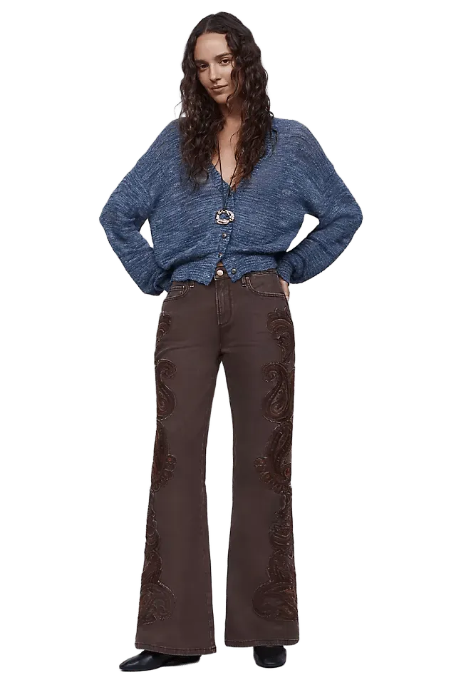 Driftwood Farrah Mid Rise Flare Jeans