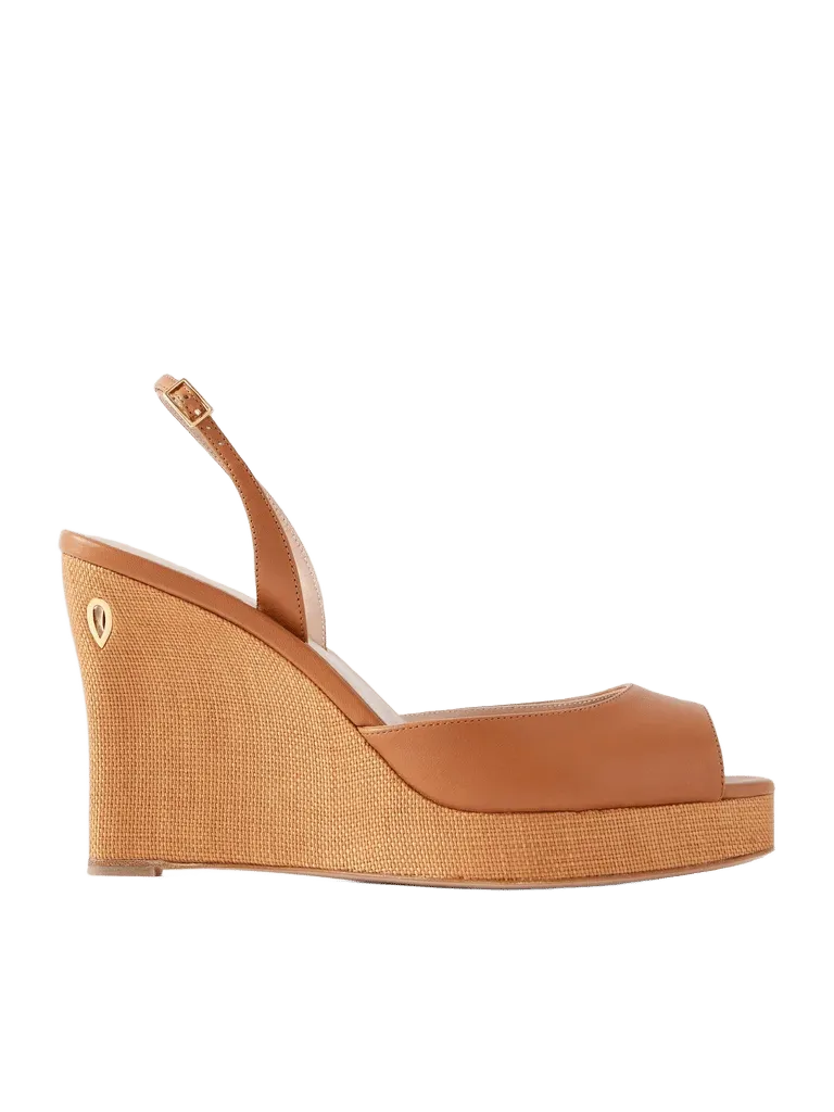 Nino 105 leather wedge sandals