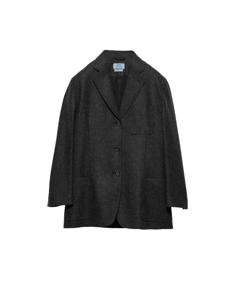 Re-Wool single-breasted jacket