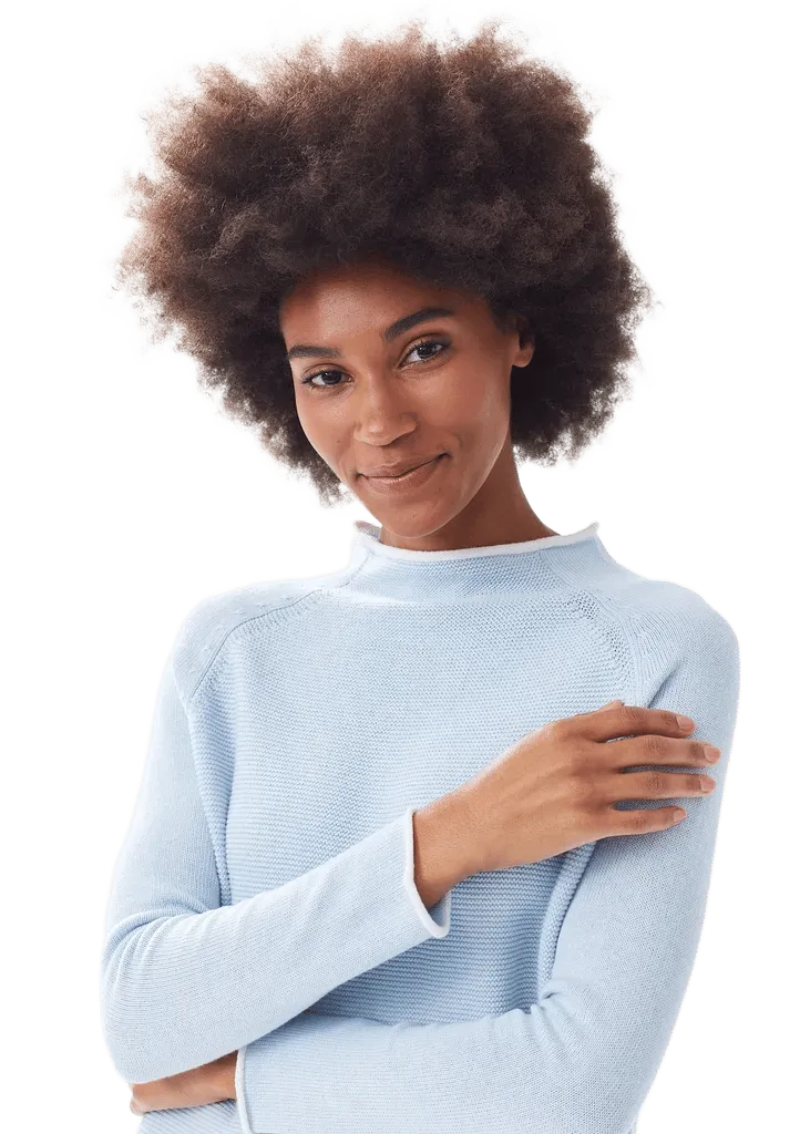 The Cotton Mock Neck