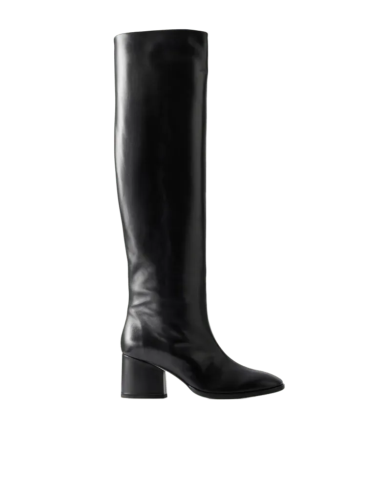 Almut patent leather knee boots