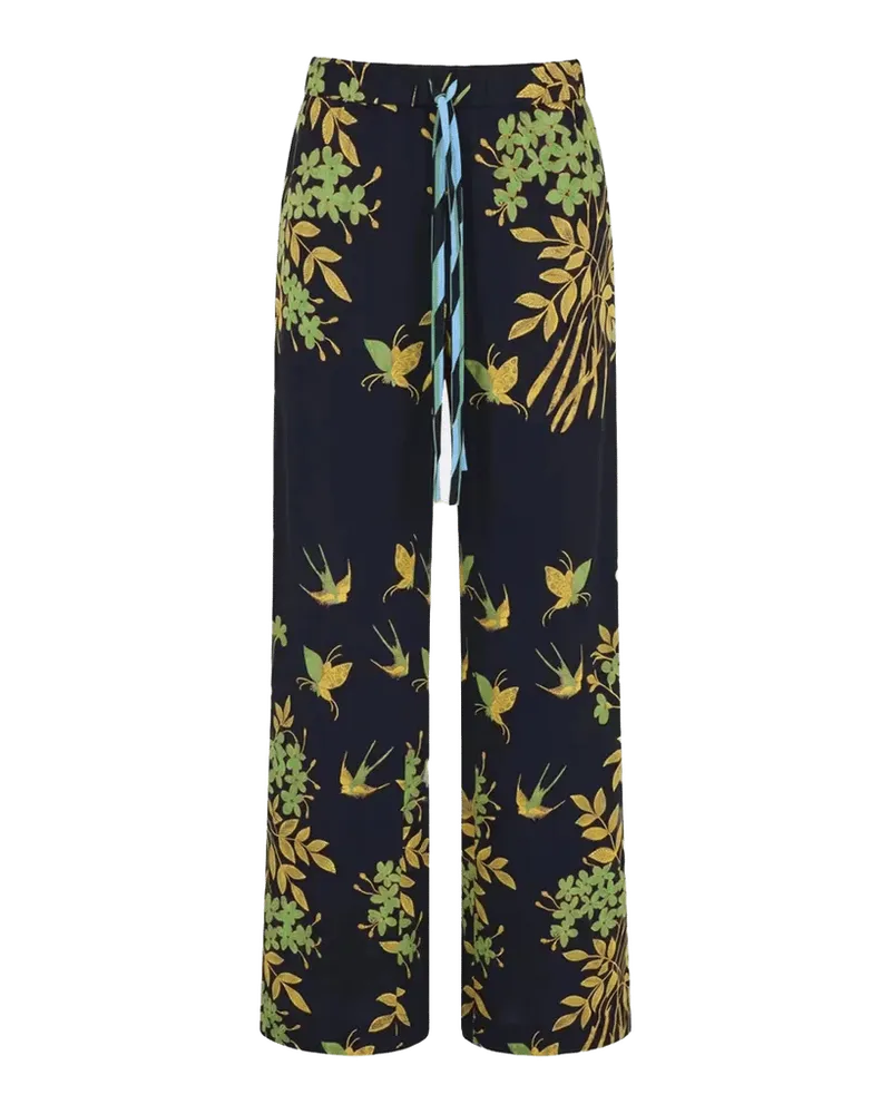 Verick Floral Wide-Leg Pants