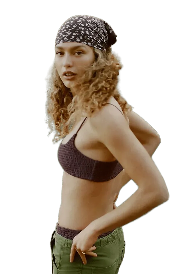 Aila Blue Alice Swim Top