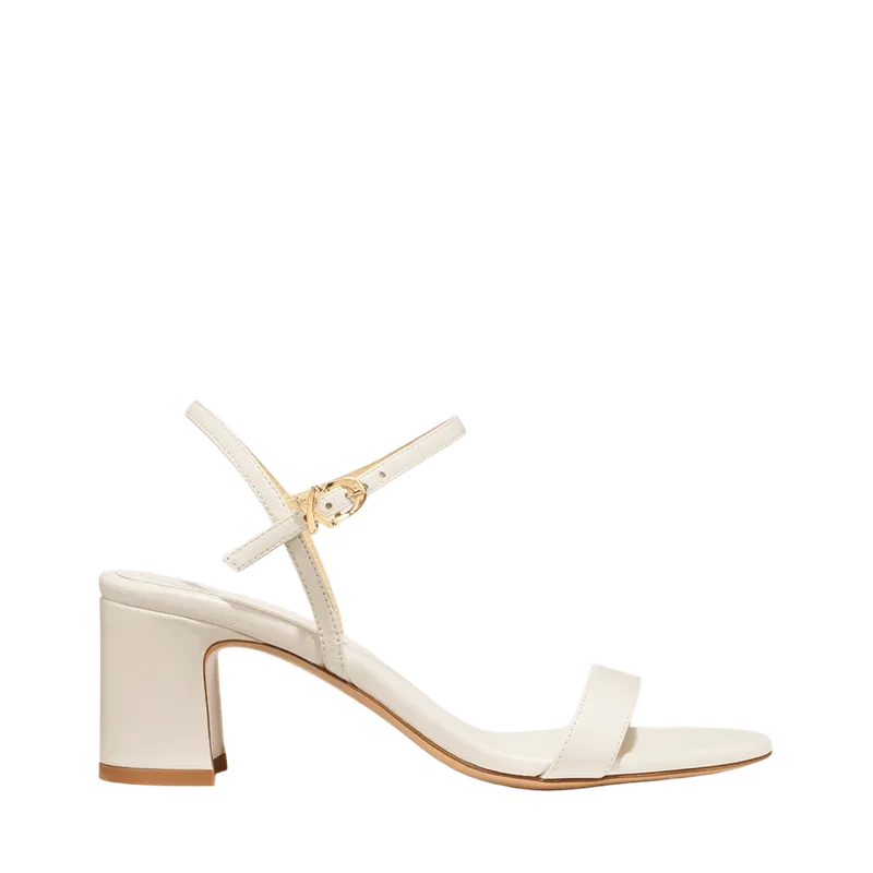 The Cleo Sandal - Ivory Nappa
