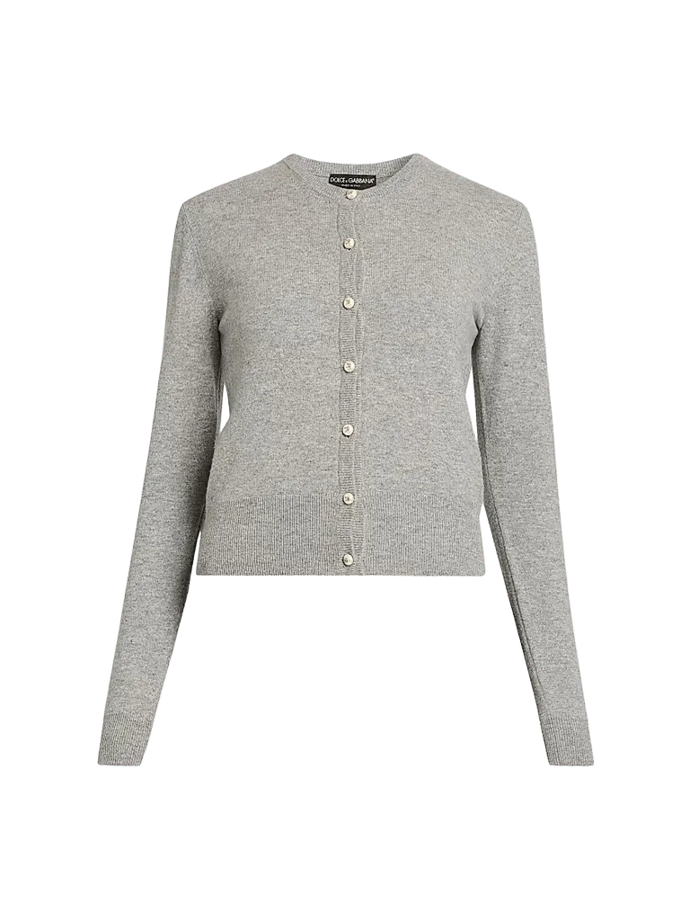 Cashmere Crewneck Cardigan