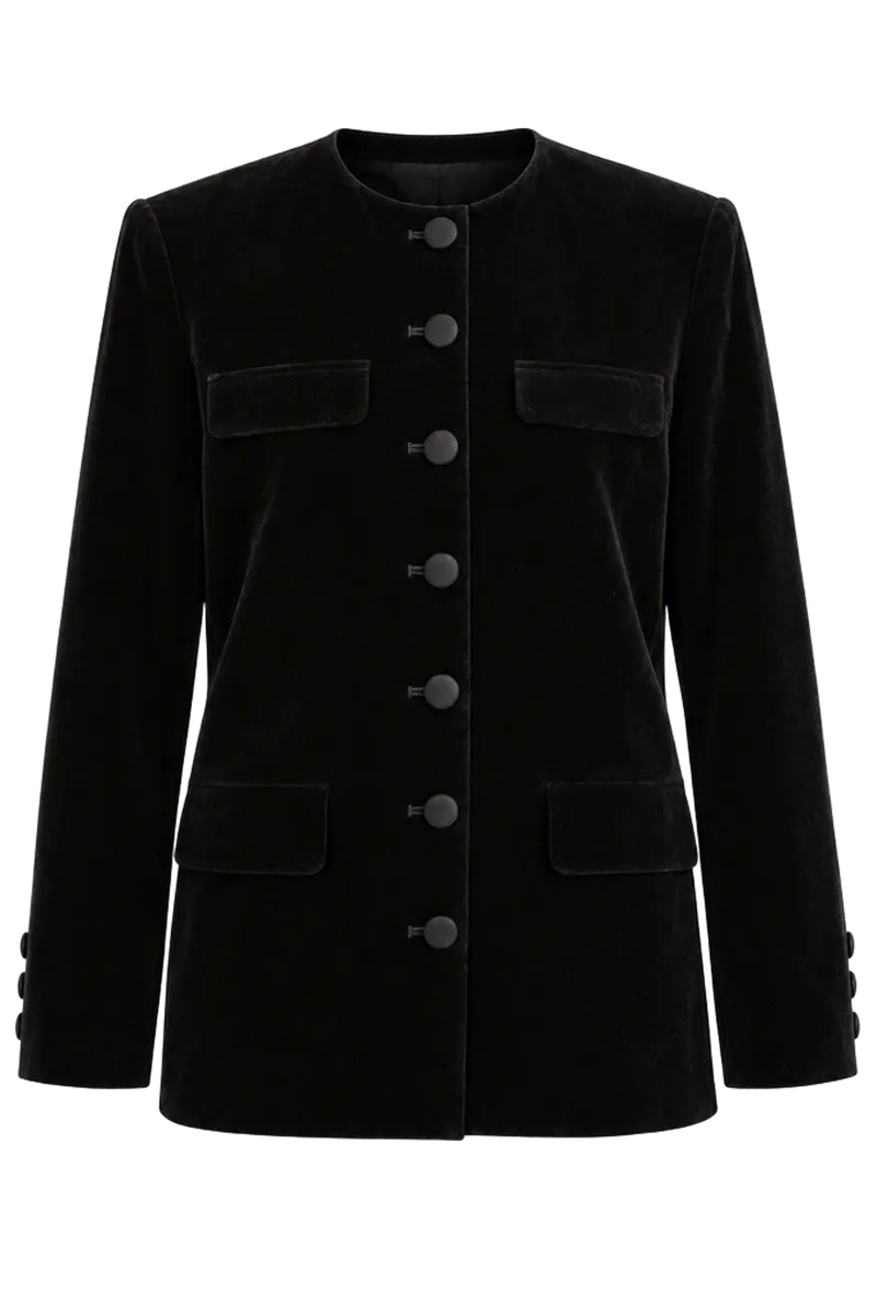 Black Velvet Jennings Jacket