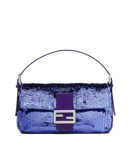 Baguette 26424 Small sequined shoulder bag