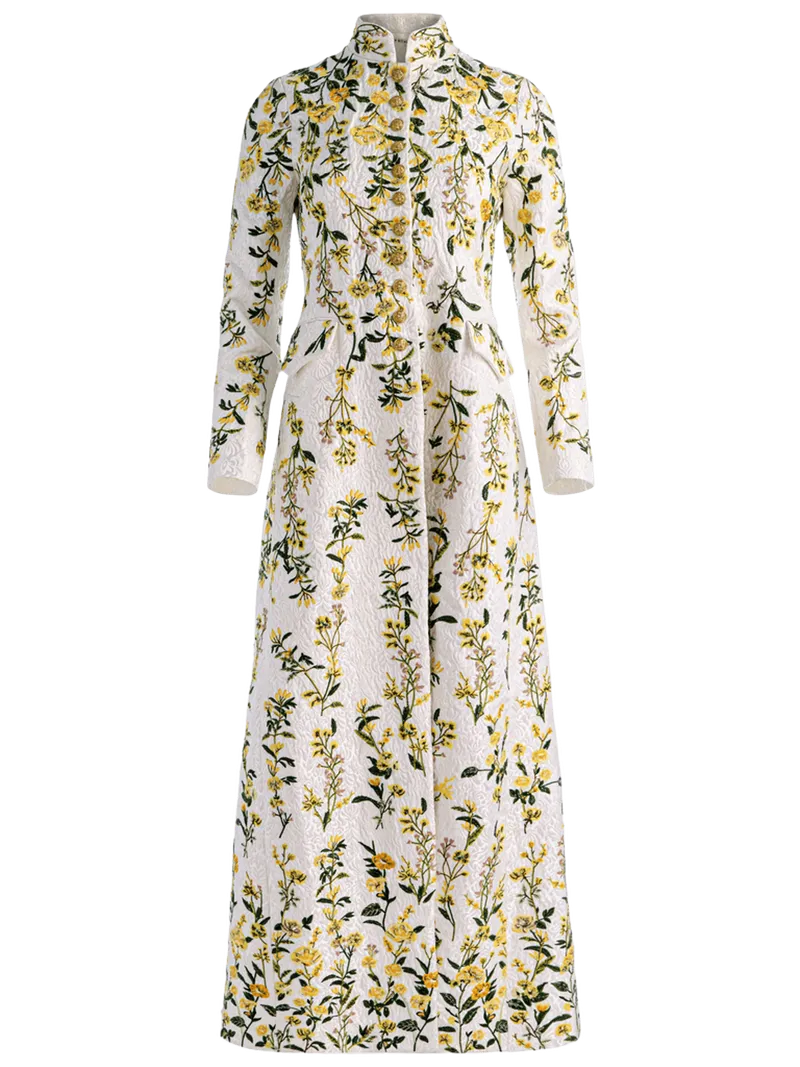 WINN EMBELLISHED LONG JACKET - FRESH AIR BUTTER