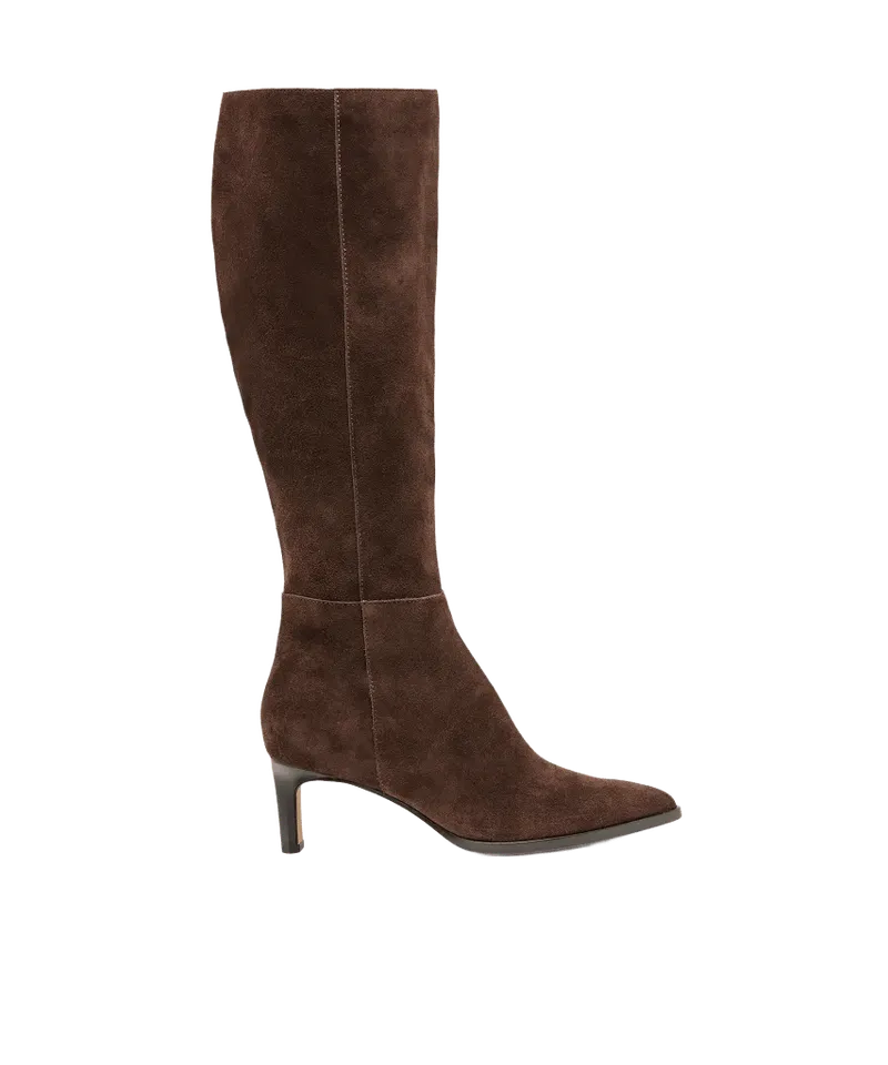 Alima Boots Dk Brown Suede