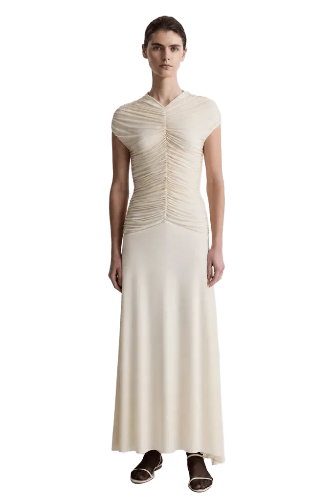 Avita Jersey Dress Pale Lemon