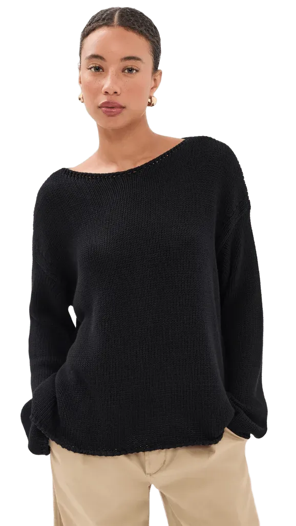 Draped Knit Sweater