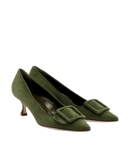 Maysale suede pumps
