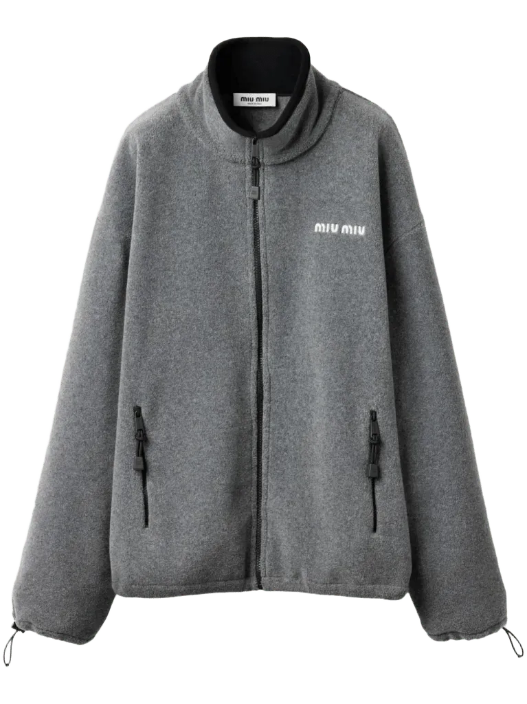 Miu Miu fleece sweatshirt