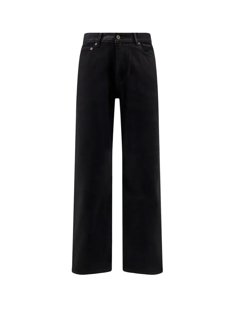 Tonywack Straight Fit Denim Jeans — Black