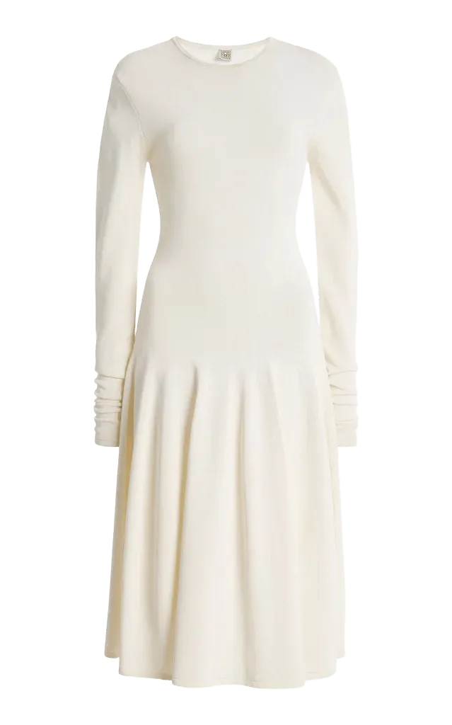Sculpted Knit Mini Dress