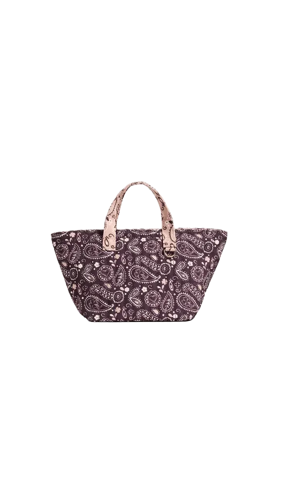 Mini Bandana Print Market Tote