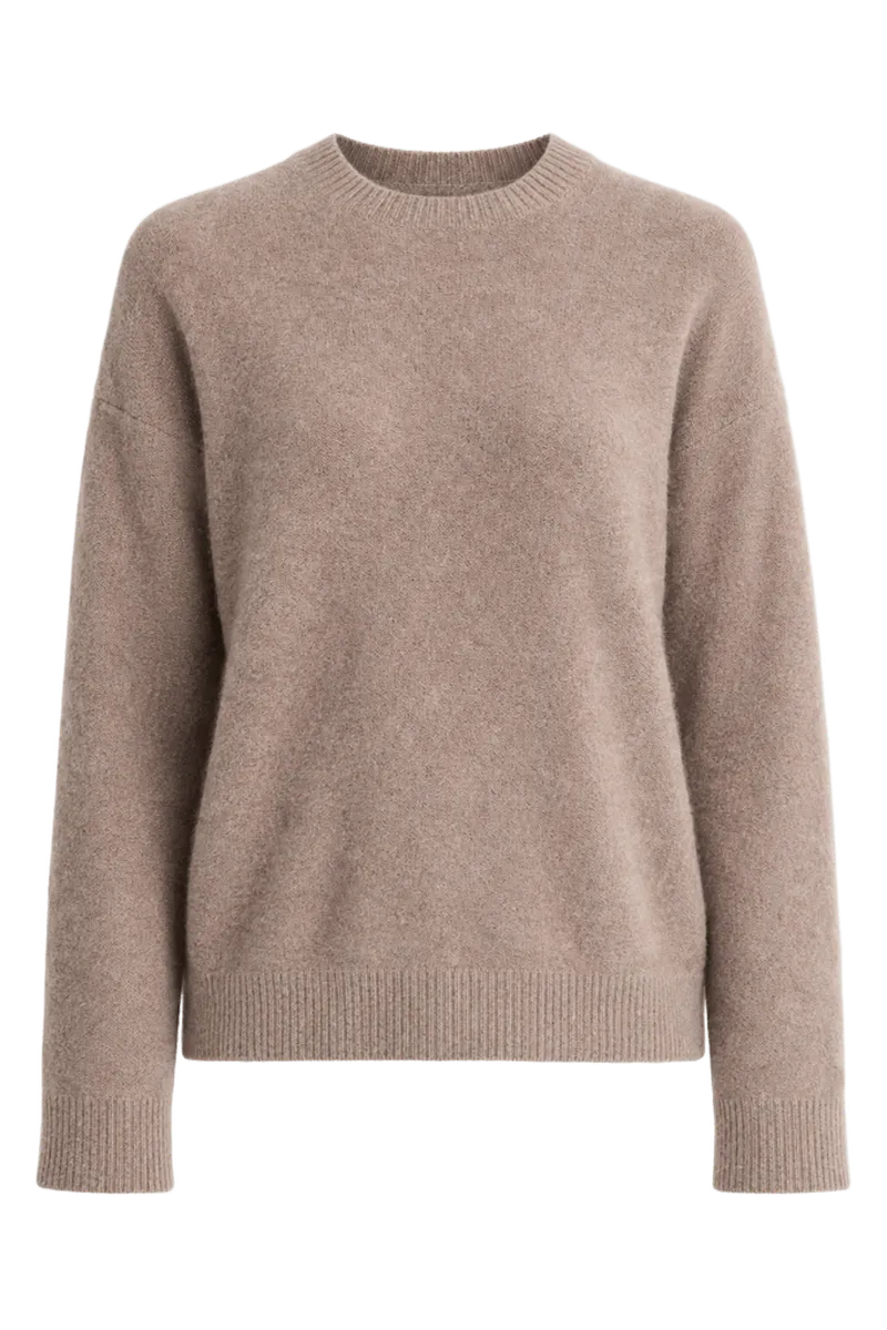 Plush Cashmere Crew Neck Sweater