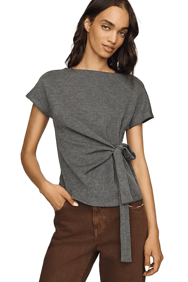 By Anthropologie Wrap Top