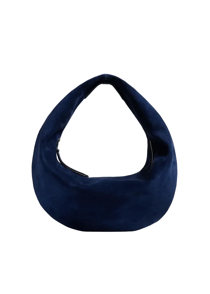 Medium Olivia Hobo in Midnight Suede