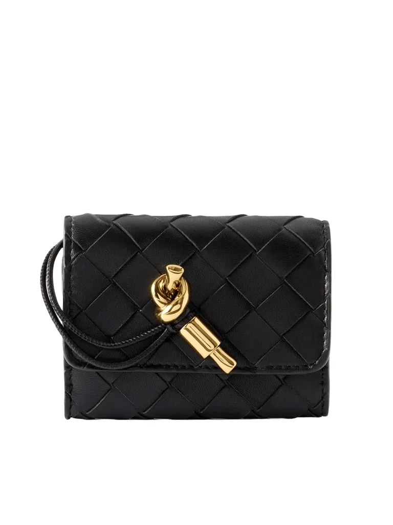 Andiamo Intrecciato leather wallet