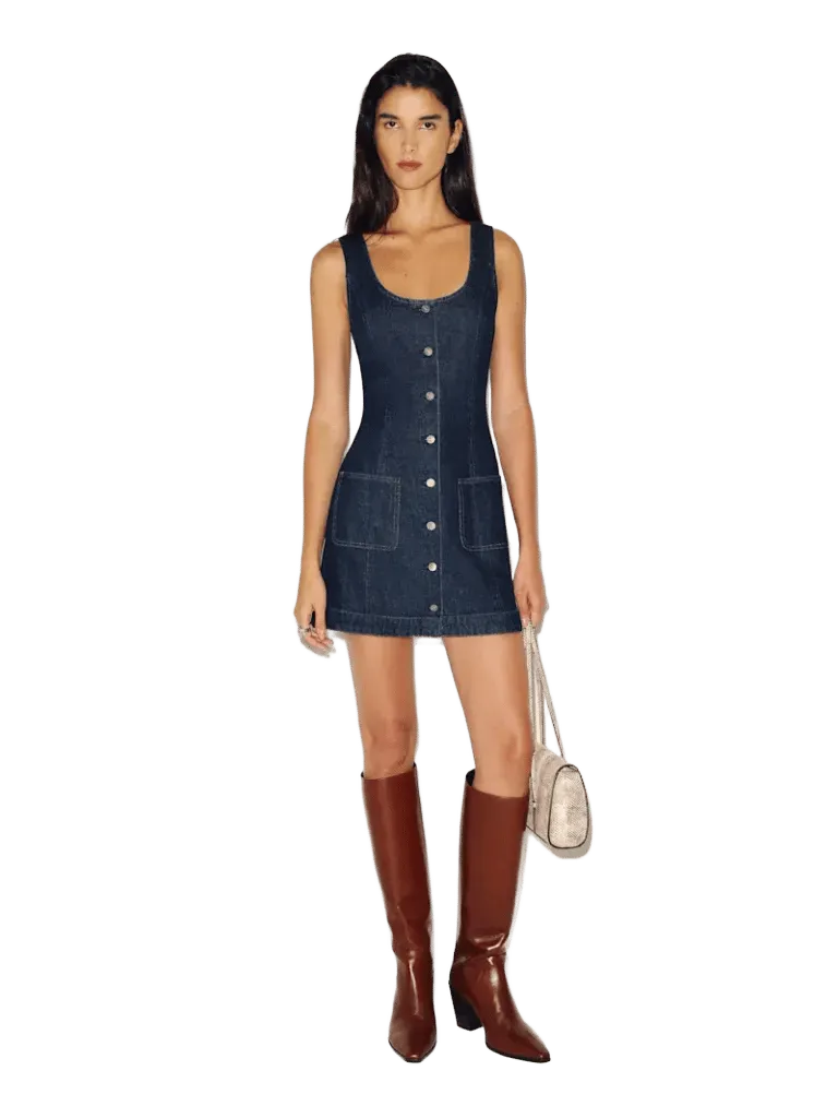 Catherine Denim Mini Dress