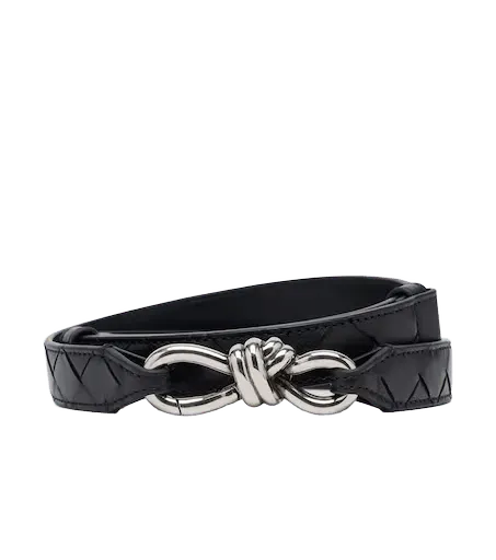 Andiamo Intrecciato leather belt