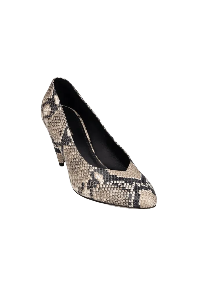Maverick Pump 80 Snake Print Leather