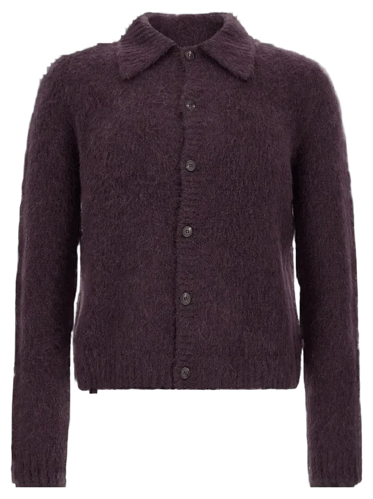 Dries Van Noten Mora Cardigan — Purple