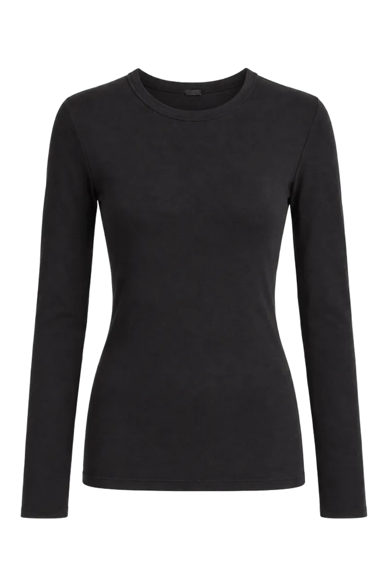 Essential Pima Cotton-Blend Long-Sleeve T-Shirt