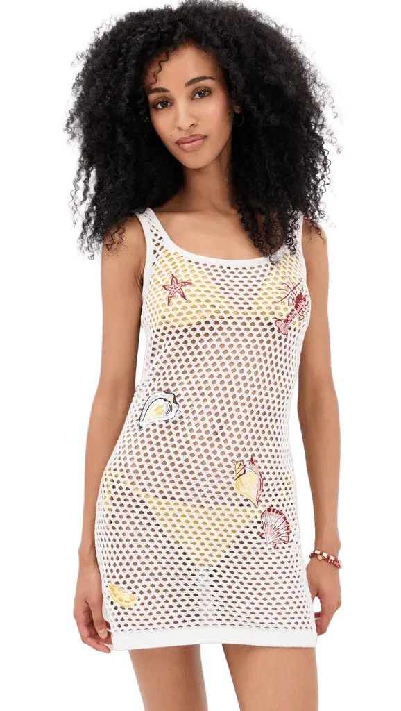 Soleia Crochet Mini Dress