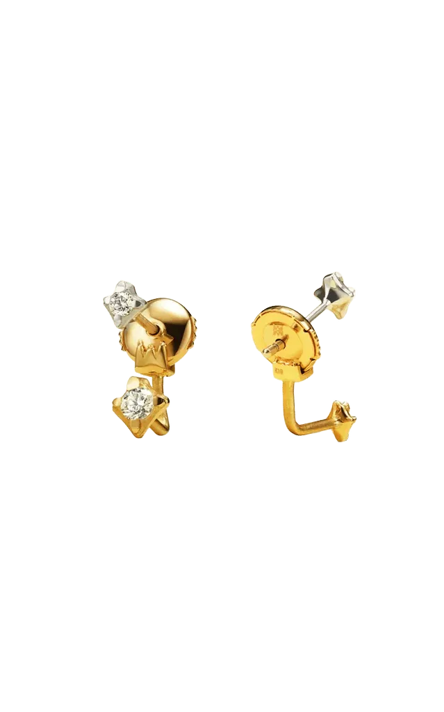 Hanabi Double Studs Ear Jacket