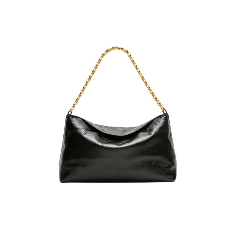 Berkeley small shoulder bag in leather with chain strap