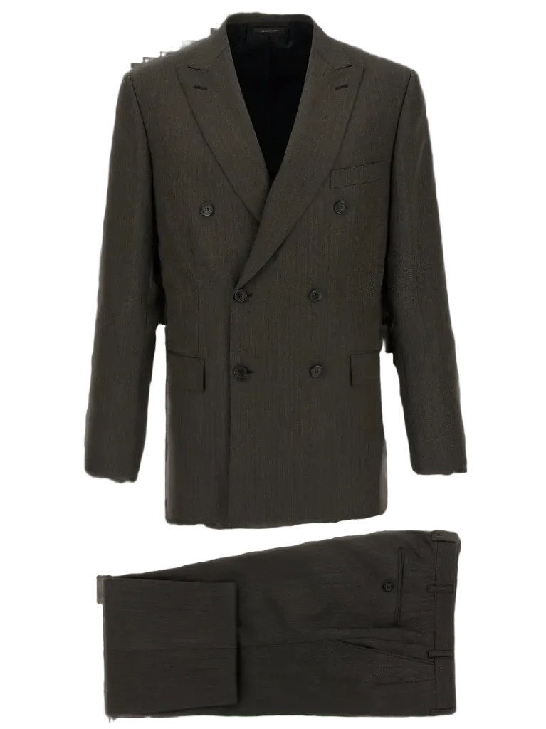 Brioni Lipari Suit — Brown