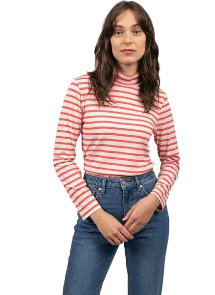 OURAL Striped Turtleneck