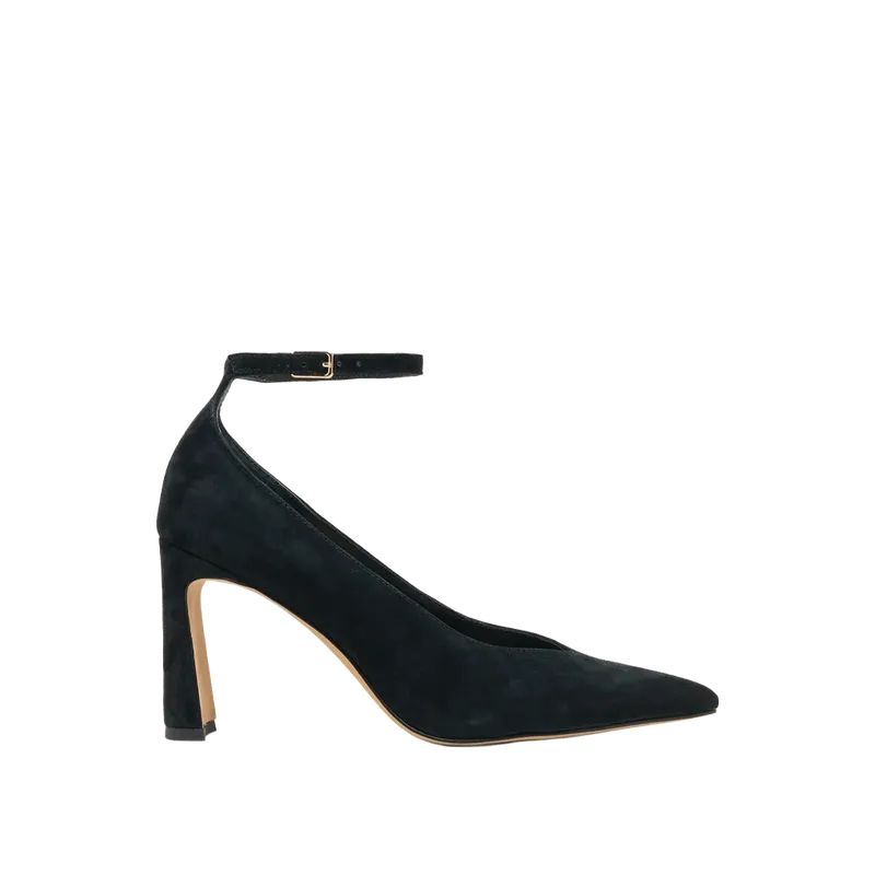 Karsin Heels Onyx Suede