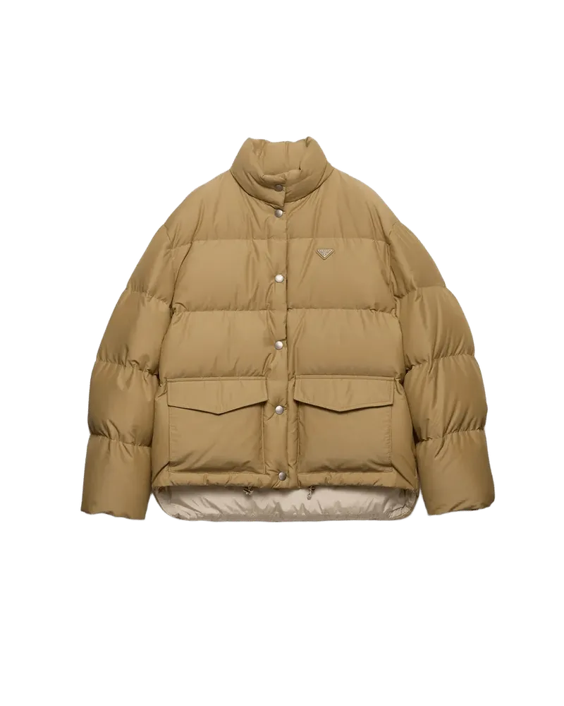 Medium-weight technical fabric down jacket