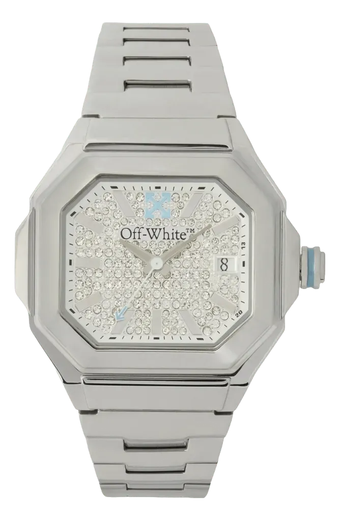 Shift Crystal Bracelet Watch, 38.5mm x 40mm