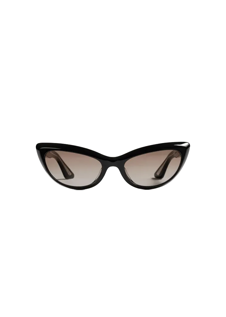KHAITE x Oliver Peoples 1963C in Black and Soft Tan Gradient