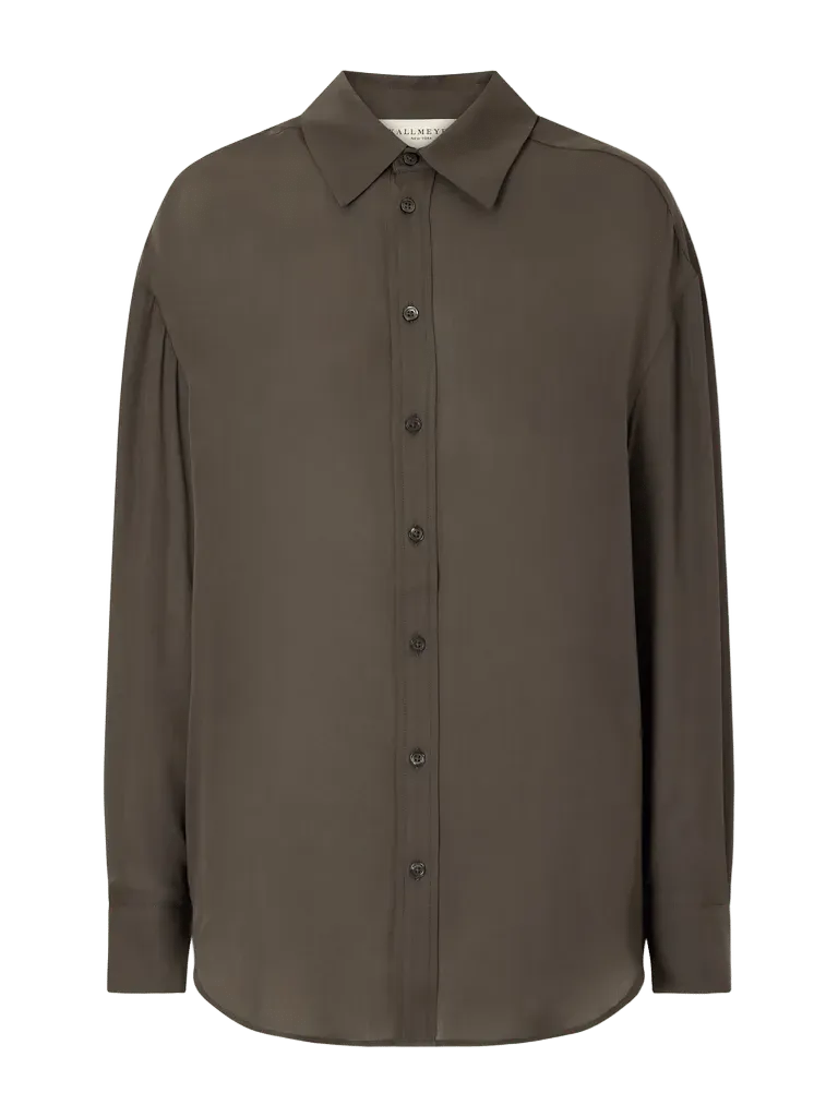 Dani silk-double georgette shirt