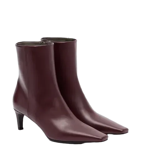 Monili leather ankle boots
