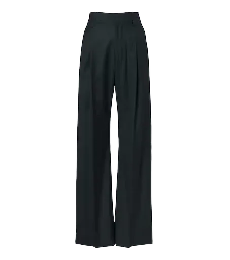 Ethel virgin wool wide-leg pants