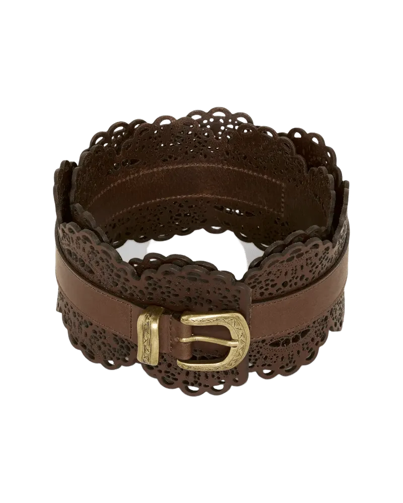 Scalloped Western Belt